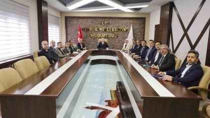 Ağrı İl Milli Eğitim Müdürü Hasan Kökrek Başkanlığında Eğitim Değerlendirme Toplantısı Gerçekleştirildi