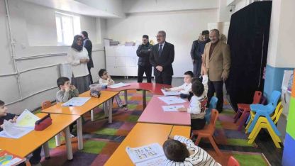 Erzurum İl Müftüsü Yaşar Çapçı Hacı Osman Efendi Camii Kur’an Kursu’nu Ziyaret Ettii