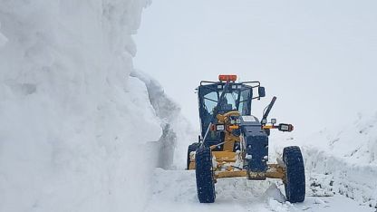 Palandöken’de Kayak Keyfi Kırsalda Kar Esareti Devam Ediyor