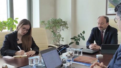 Erzurum Teknik Üniversitesi’nde rektör koltuğuna öğrenci oturdu