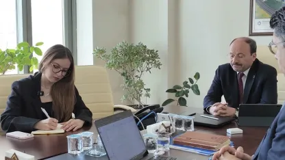 Erzurum Teknik Üniversitesi’nde rektör koltuğuna öğrenci oturdu