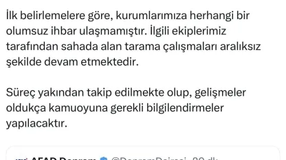 Valilikten Patnos Depremi Sonrası İlk Açıklama