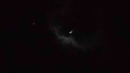 Van'da Kartpostallık Görüntü: Ay Ve Jüpiter'in Eşsiz Dansı