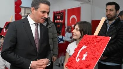 Kültür Kurumu İlkokulu Öğrencilerinden Anlamlı Bayrak Sergisi