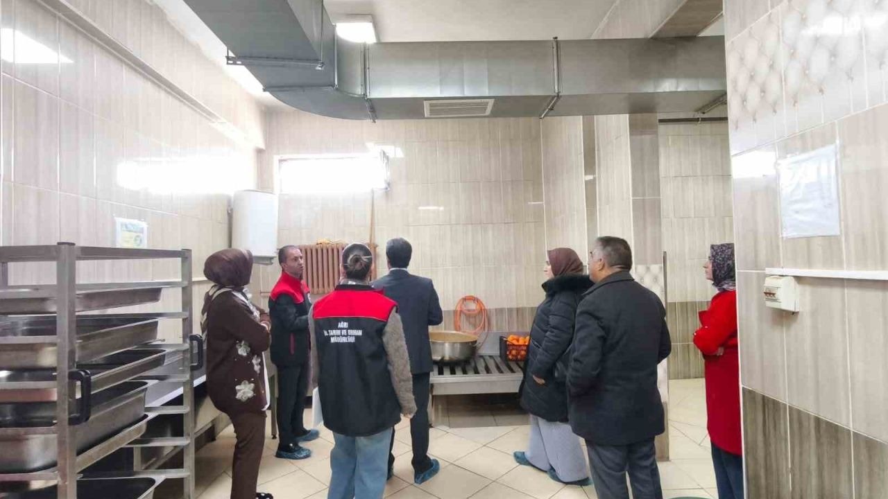 Ağrı’da Öğrenci Yurtlarına Sıkı Takip: Gıda Denetim Komisyonu Sahaya İndi