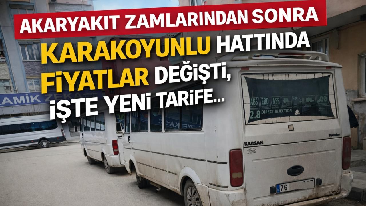 Akaryakıt Zamlarından Sonra Iğdır-Karakoyunlu Hattında Yeni Tarife