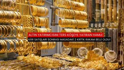 Altın yatırımcısını ters köşeye yatıran hamle