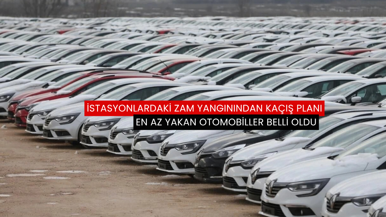 En az yakan otomobiller belli oldu