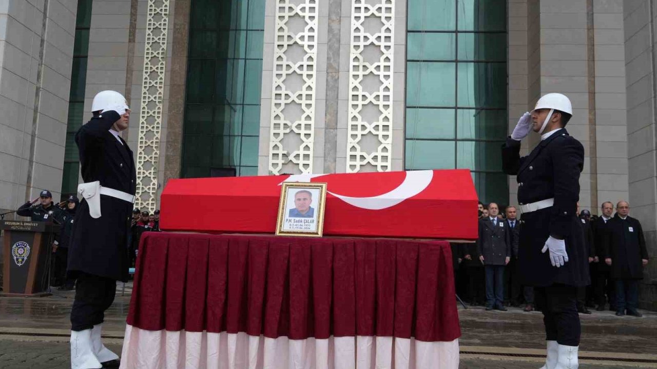 Erzurum’da Hüzünlü Tören: Vefat Eden Polis Memuru Memleketine Gönderildi