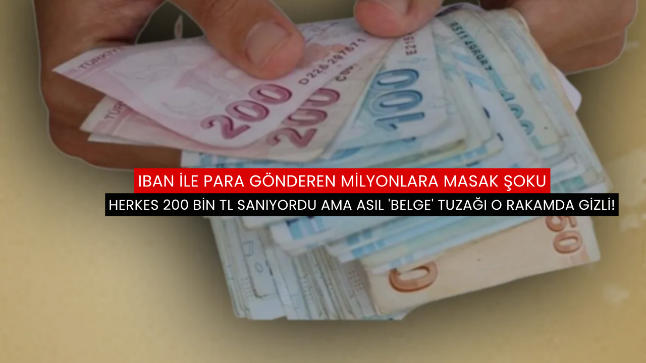 IBAN ile para gönderen milyonlara MASAK şoku
