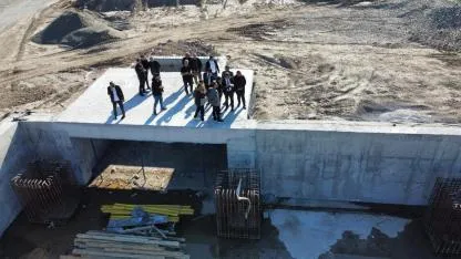 Iğdır Devlet Hastanesi inşaat havadan görüntülendi