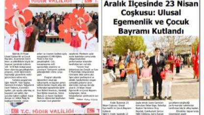 Iğdır Gazeteleri Iğdır Yaşar Gazetesi 24.04.2026