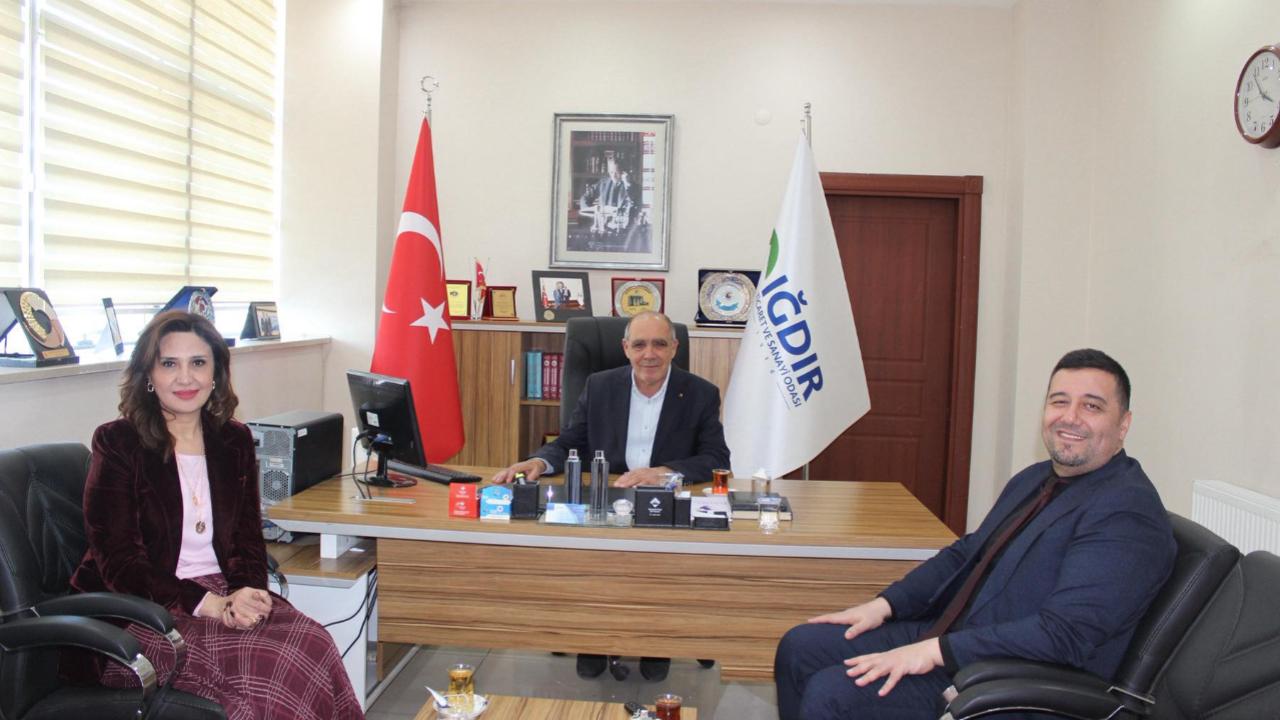 Iğdır TSO İle Iğdır Üniversitesi Arasında Stratejik İş Birliği Görüşmesi