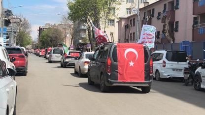 Iğdır’da Dev Destek Konvoyu: 500 Araç Lübnan ve İran İçin Yola Çıktı