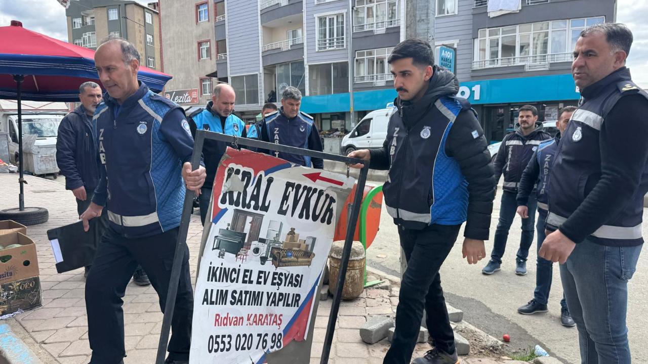 Iğdır’da Kaldırım İşgaline Son