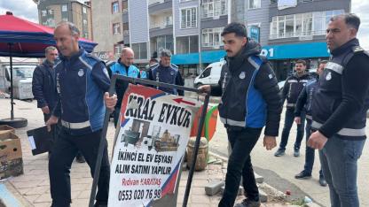 Iğdır’da Kaldırım İşgaline Son