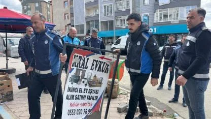 Iğdır’da Kaldırım İşgaline Son