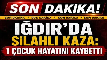 Iğdır'da Silah Kazası: 12 Yaşındaki Çocuk Yaşamını Yitirdi!
