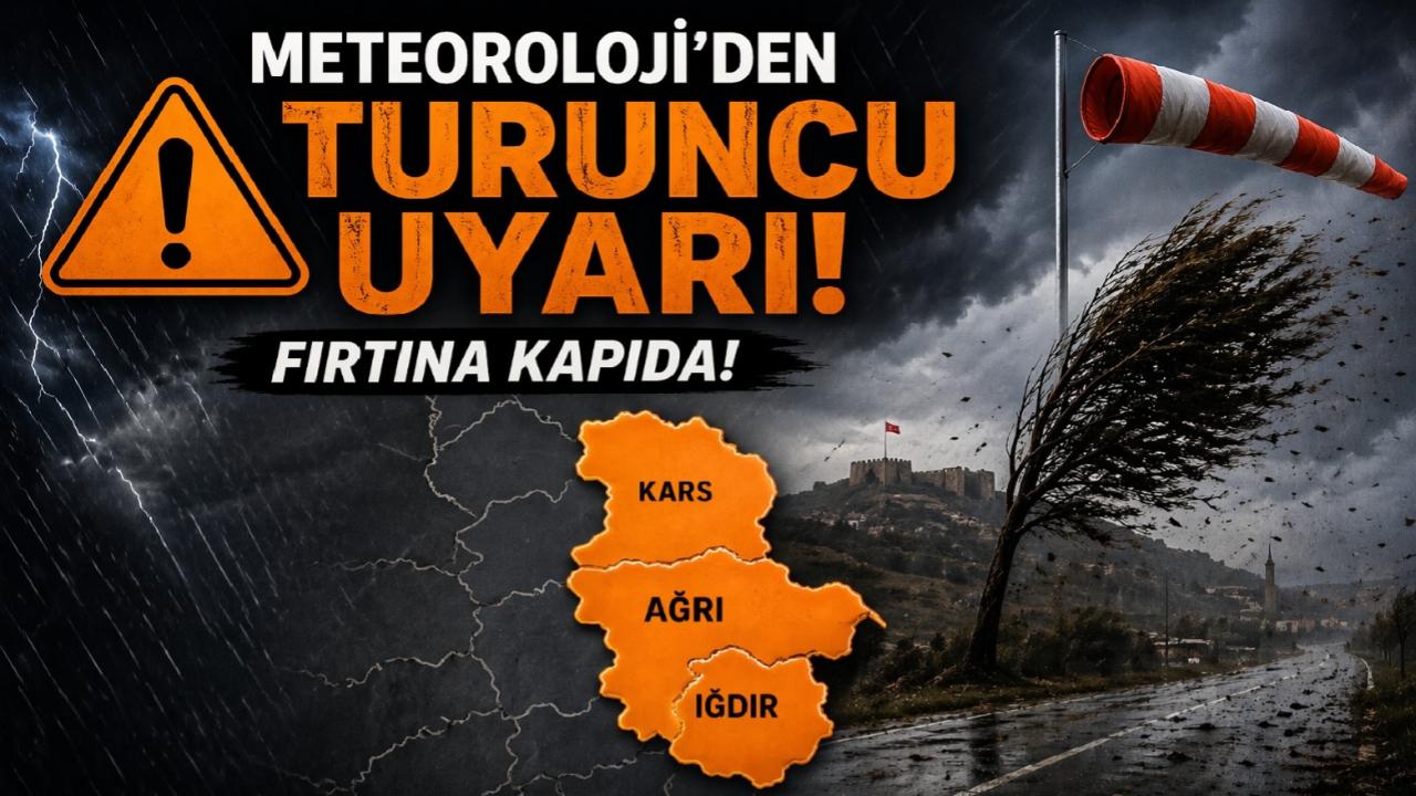 Iğdır’da Yarın Öğle Saatlerine Dikkat! Hızı 80 Kilometreyi Bulacak
