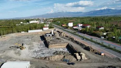 Iğdır’da Yeni Adliye Sarayı İnşaatı Hız Kesmeden Sürüyor