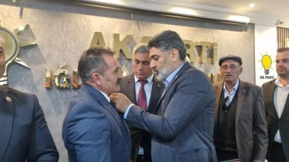Iğdır’da yerel siyasette DEM Parti’den istifa ederek AK Parti saflarına katıldı