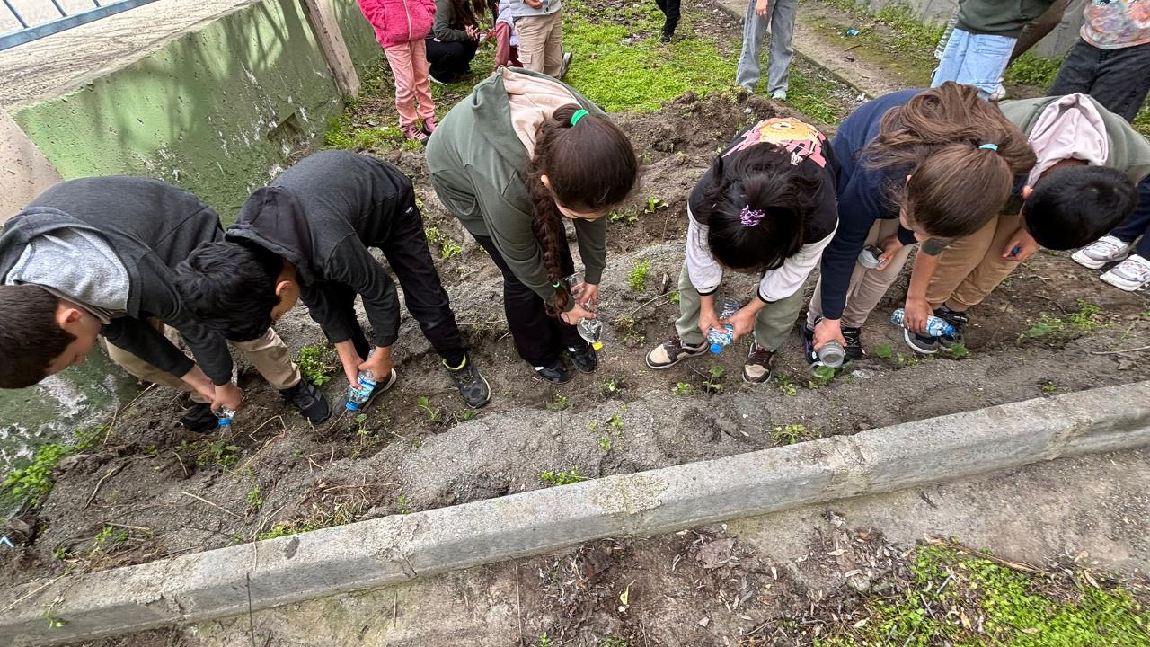 Iğdır’da “Yeşil Diller” Projesiyle Okul Bahçeleri Yeşeriyor