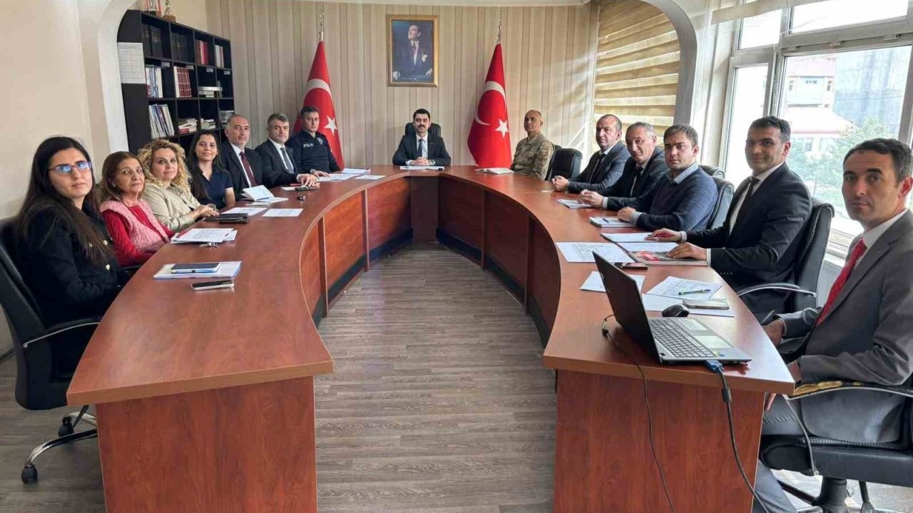 Kaymakam Tutal Başkanlığında Susuz İçin Koordinasyon Toplantısı