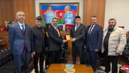 Turan Bileşik Türk Devletleri Teşkilatı’ndan Azerbaycan Kars Başkonsolosluğu’na anlamlı ziyaret