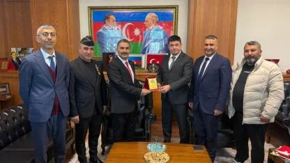 Turan Bileşik Türk Devletleri Teşkilatı’ndan Azerbaycan Kars Başkonsolosluğu’na anlamlı ziyaret