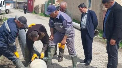 Yukarı Çarıkçı Köyünde Atık Su Hattı Modernize Edildi