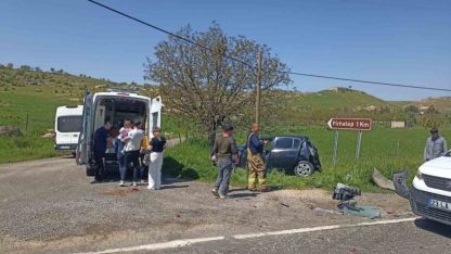 Mardin'de Zincirleme Kaza: 5 Araç Birbirine Girdi, 5 Yaralı