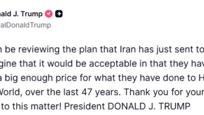 Trump’tan İran’ın Yeni Teklifine İlk Yanıt