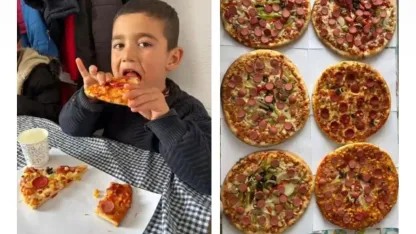 Diyadin Dibekli İlkokulu’nda Minik Şefler İş Başında: Öğrenciler Kendi Pizzalarını Hazırladı