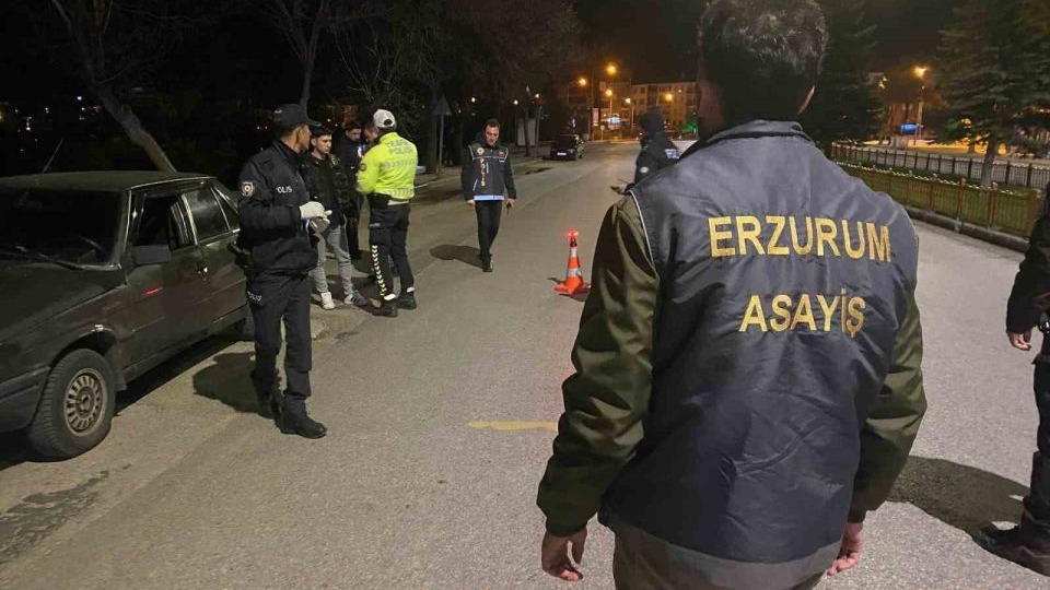 Erzurum'da Nisan Mesaisi: 186 Bin Kişi Sorgulandı