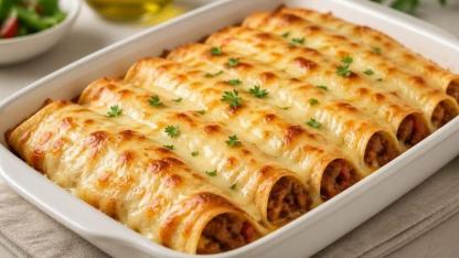 Fırında Krep Sarma Tarifi