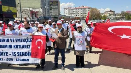 Iğdır'da 1 Mayıs Coşkusu: "Sömürü Değil Adalet İstiyoruz"