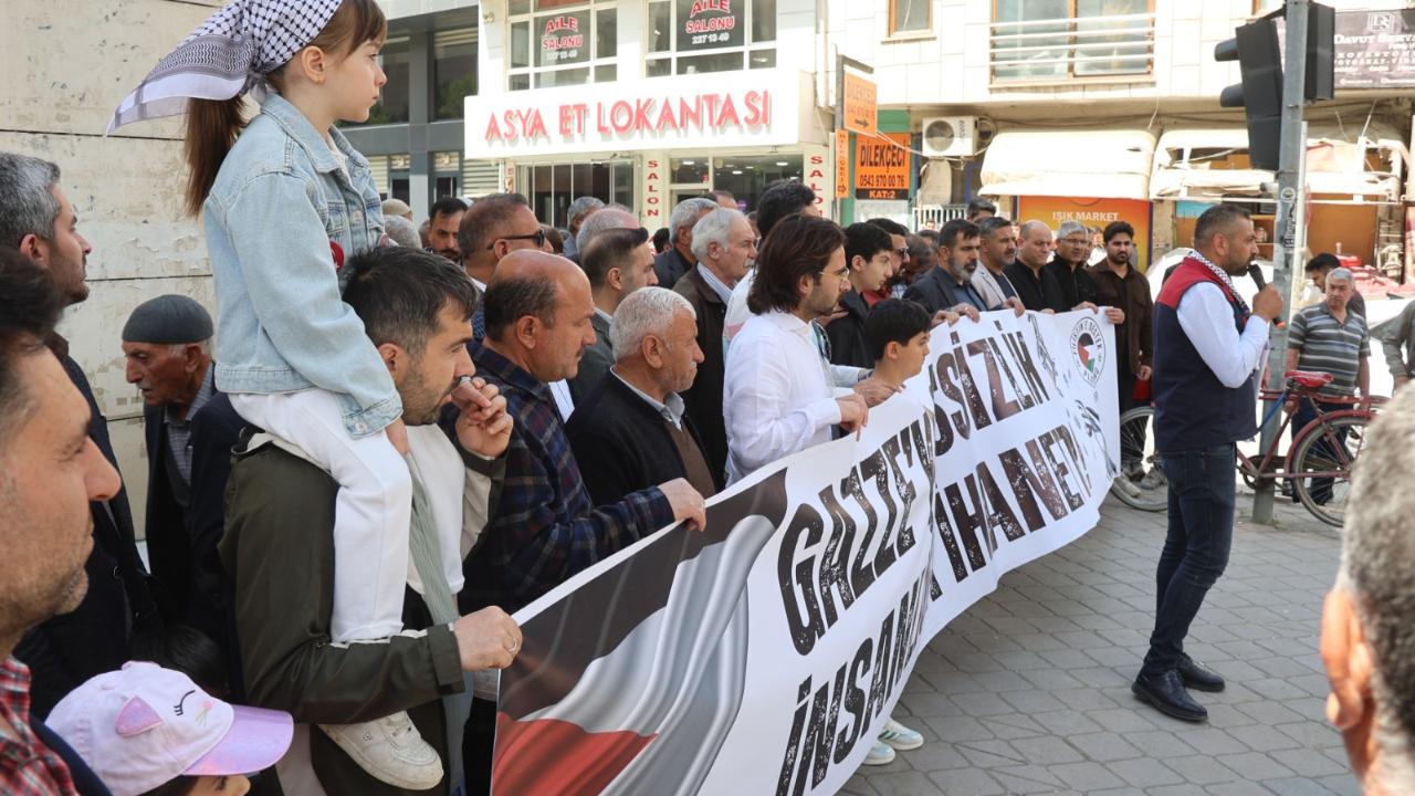 Iğdır´da İsrail´in Küresel Sumud Filosu´na saldırısına tepki