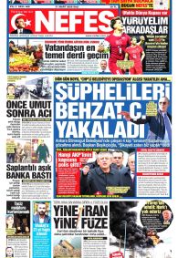 Nefes Gazetesi Gazete Manşeti