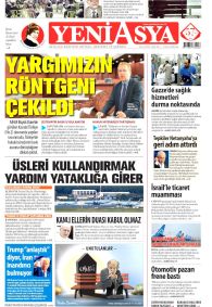 Yeni Asya Gazetesi Gazete Manşeti