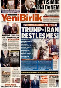 Yeni Birlik Gazetesi Gazete Manşeti