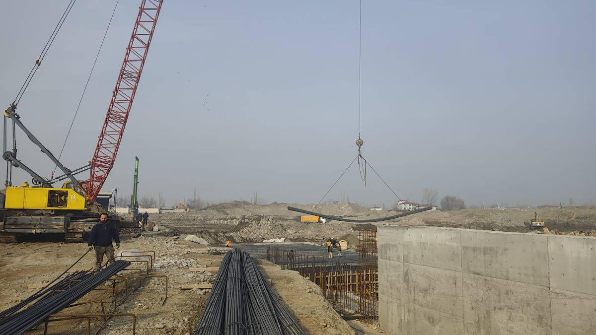 Iğdır 400 Yataklı Yeni Devlet Hastanesi Şantiyesinde Çalışmalar Hızlandı