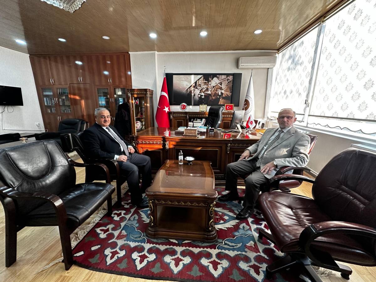 Mushafları İnceleme Kurulu Üyesi İbrahim Noğman’dan Iğdır İl Müftüsü Demirel’e Ziyaret