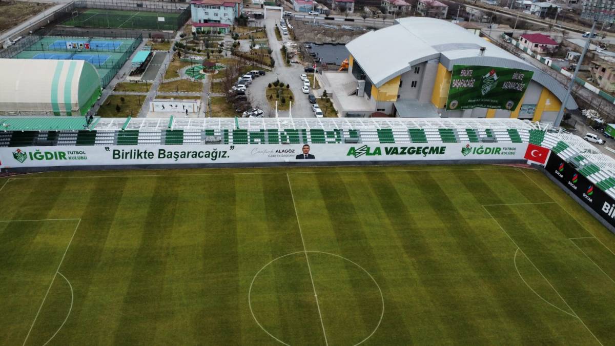 Iğdır Şehir Stadyumu Tamamlanma Aşamasına Geldi