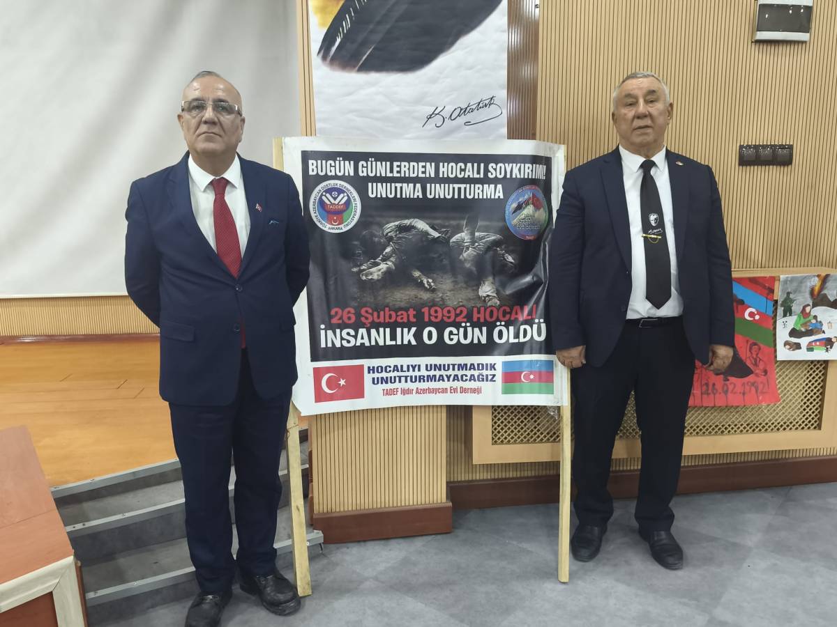 Iğdır’da Hocalı Şehitleri 34. Yılında Anıldı
