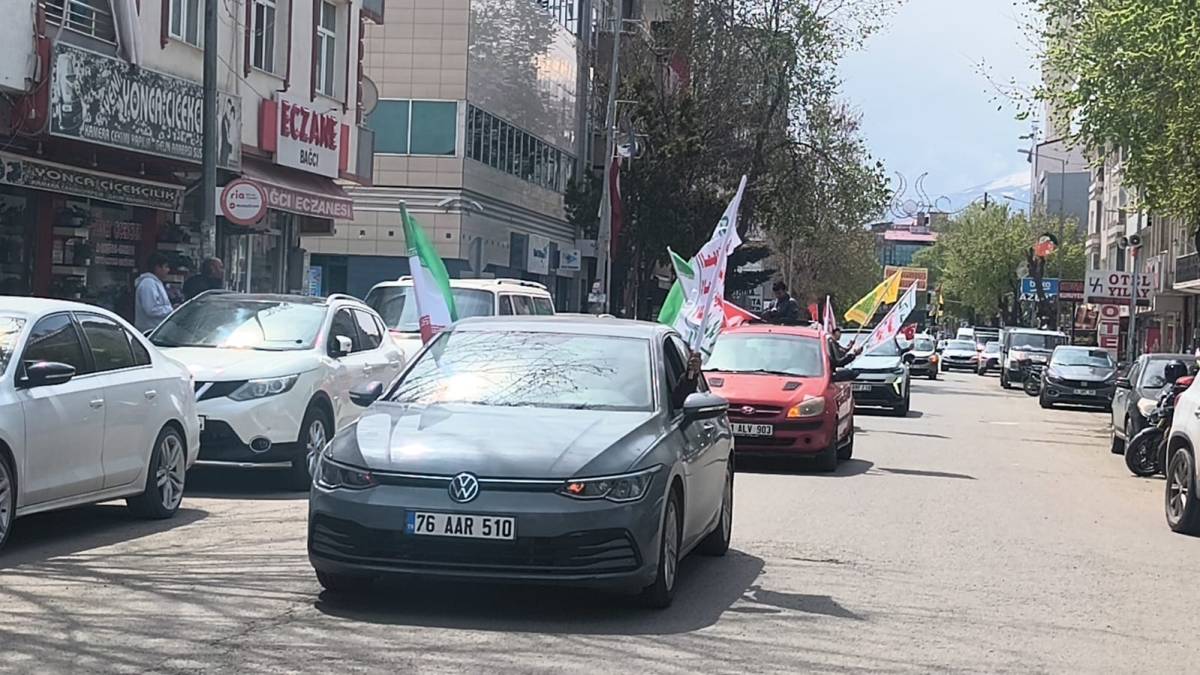 Iğdır’da Dev Destek Konvoyu: 500 Araç Lübnan ve İran İçin Yola Çıktı