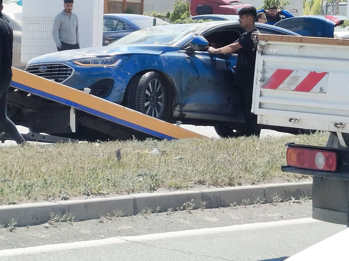Iğdır Çevre Yolunda Korkutan Kaza: Otomobil Ters Döndü