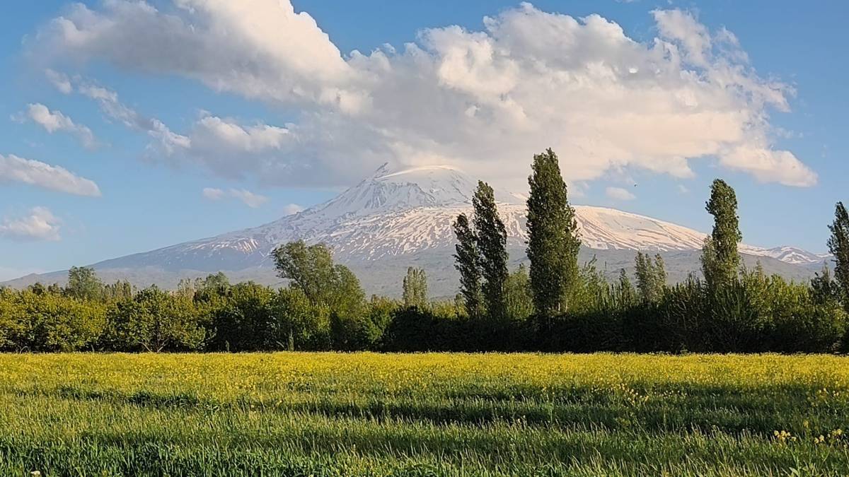 Iğdır’da Görsel Şölen: Beyaz ve Yeşilin Muazzam Buluşması